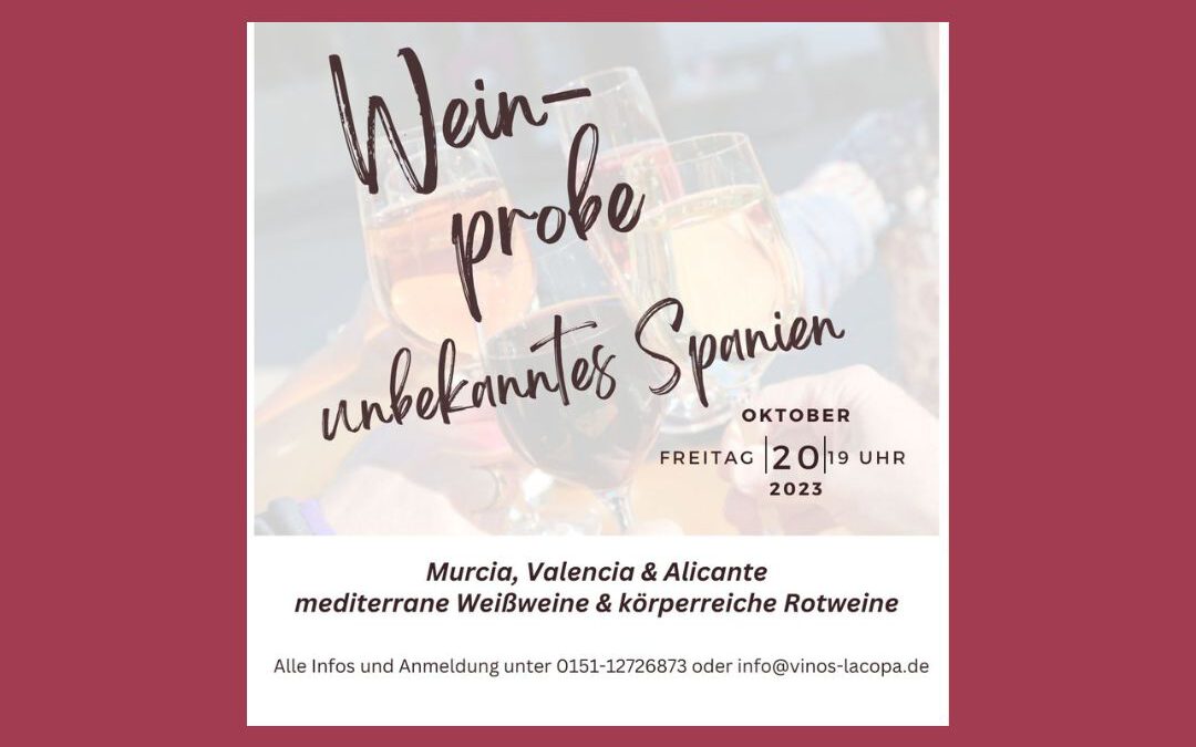 Weinprobe – unbekanntes Spanien