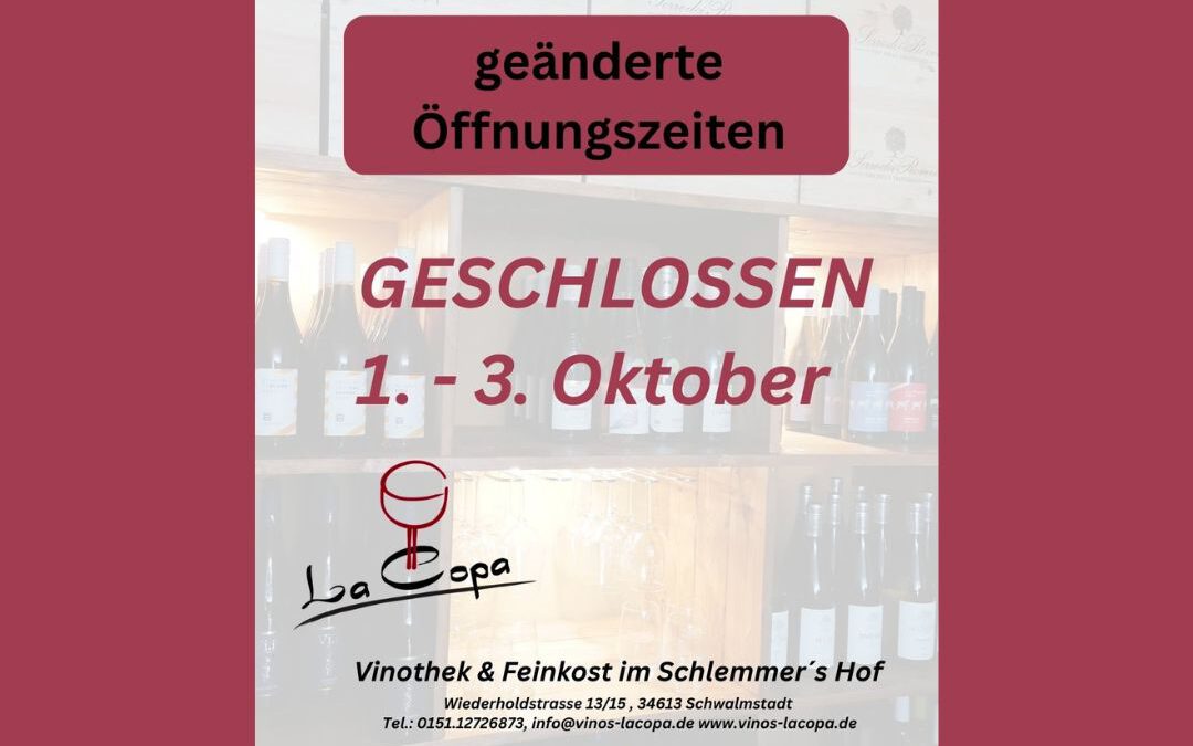 Öffnungszeiten